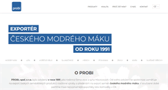 Desktop Screenshot of probi.cz